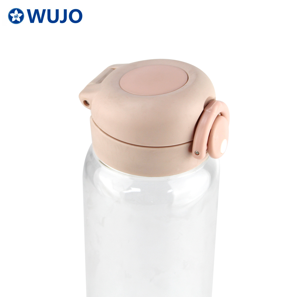 Botella de agua de plasticia de moda de la venta caliente de Wujo