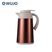 Wujo mejor precio China proveedor de vidrio de acero inoxidable recarga de café
