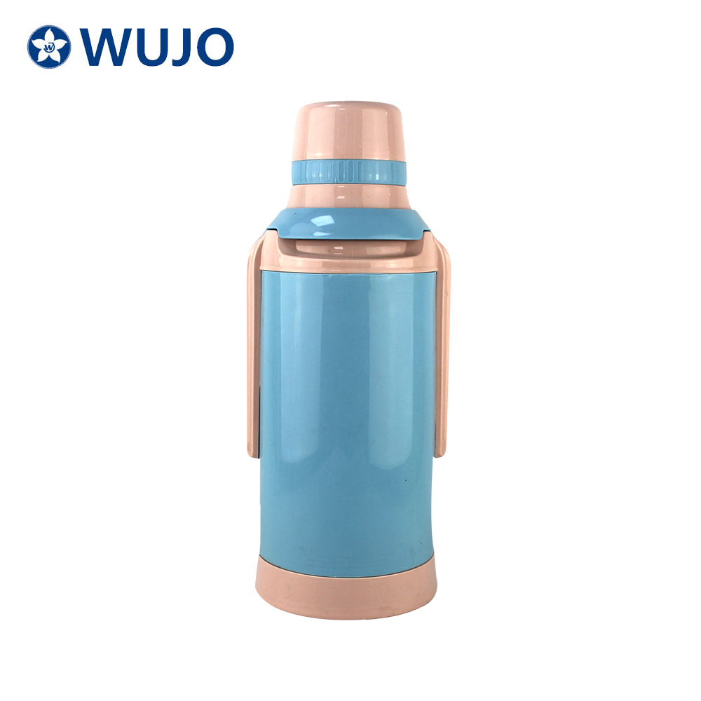 Wujo Popular Hot Tea Vidrio Recarga Vacío Frasco 2L 3.2L Botella de agua Termos